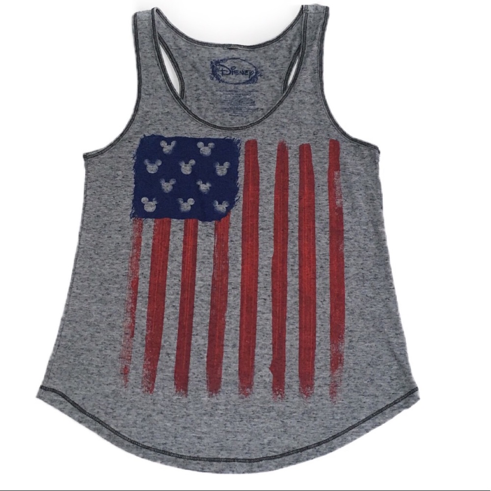 Mickey American Flag Tank - Picture 2 of 3